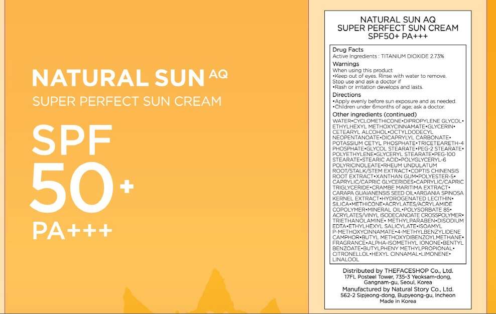 NATURAL SUN AQ SUPER PERFECT SUN